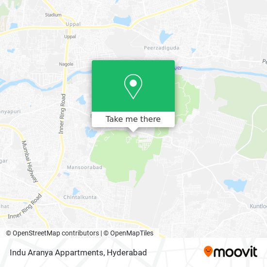 Indu Aranya Appartments map