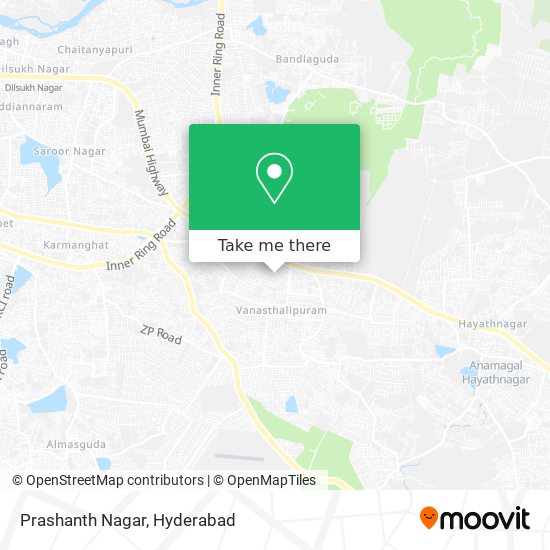 Prashanth Nagar map