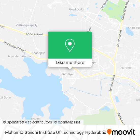 Mahamta Gandhi Institute Of Technology map