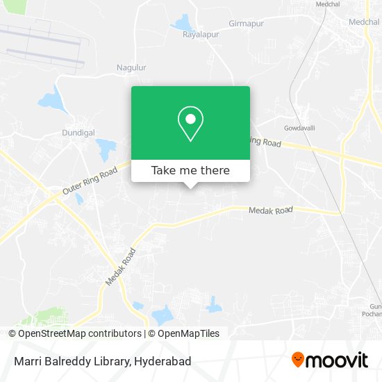 Marri Balreddy Library map