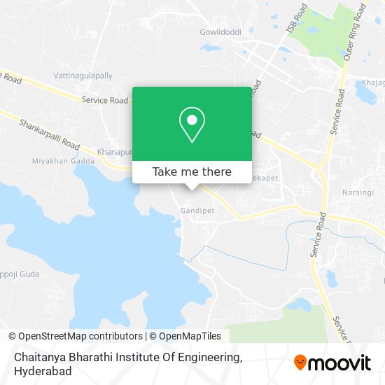 Chaitanya Bharathi Institute Of Engineering map