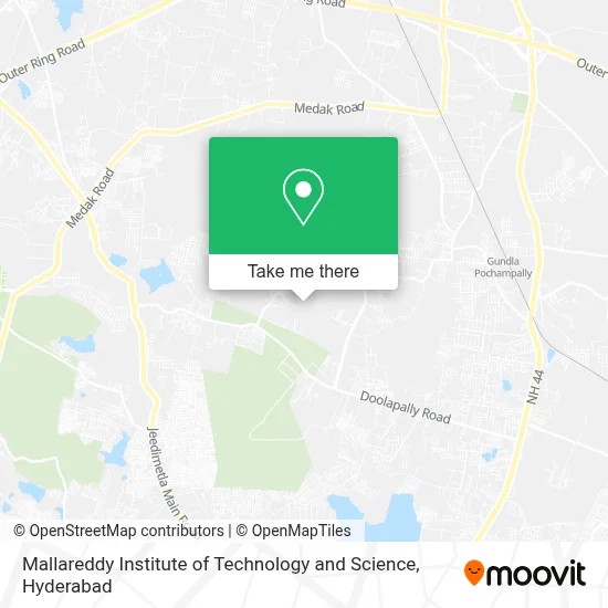 Mallareddy Institute Of Technology And Science map