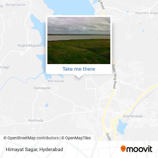 Himayat Sagar map