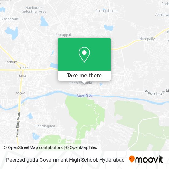 Peerzadiguda Government High School map