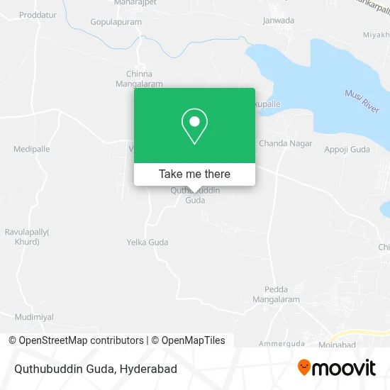 Quthubuddin Guda map