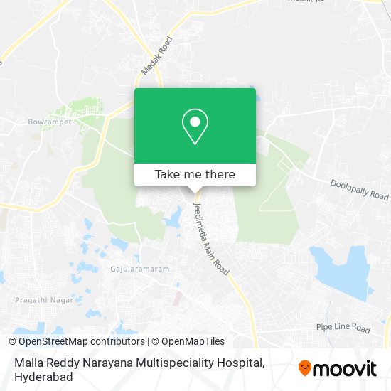 Malla Reddy Narayana Multispeciality Hospital map