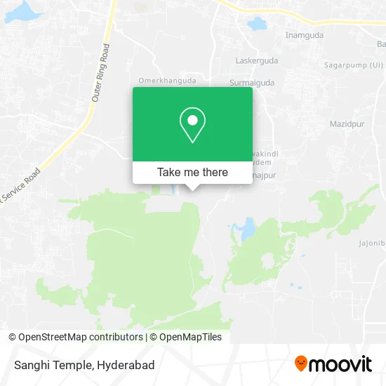 Sanghi Temple map