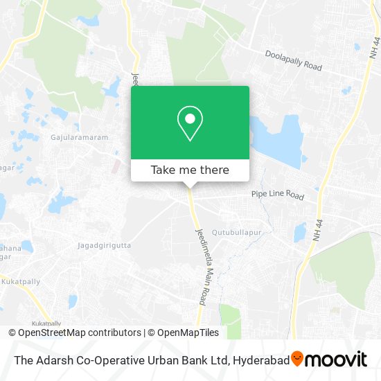 The Adarsh Co-Operative Urban Bank Ltd map