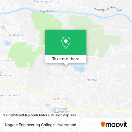 Nagole Engineering College map