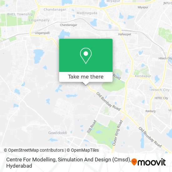 Centre For Modelling, Simulation And Design (Cmsd) map