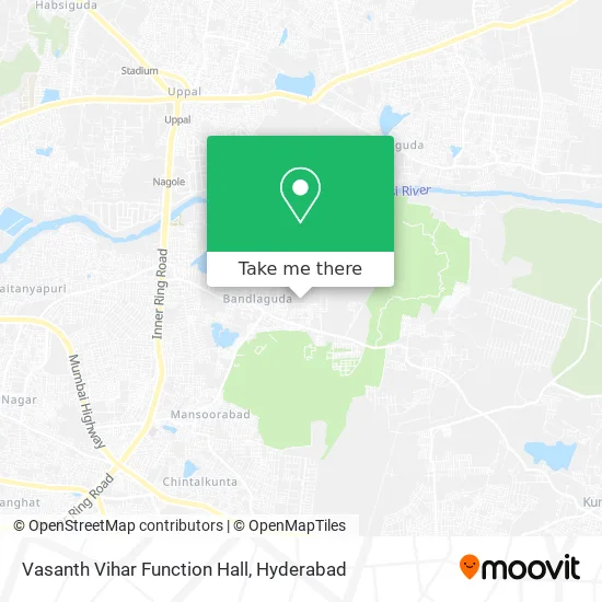 Vasanth Vihar Function Hall map
