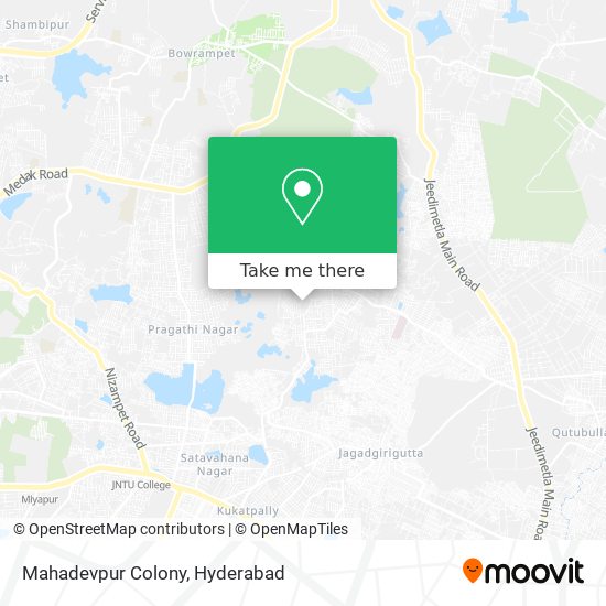 Mahadevpur Colony map