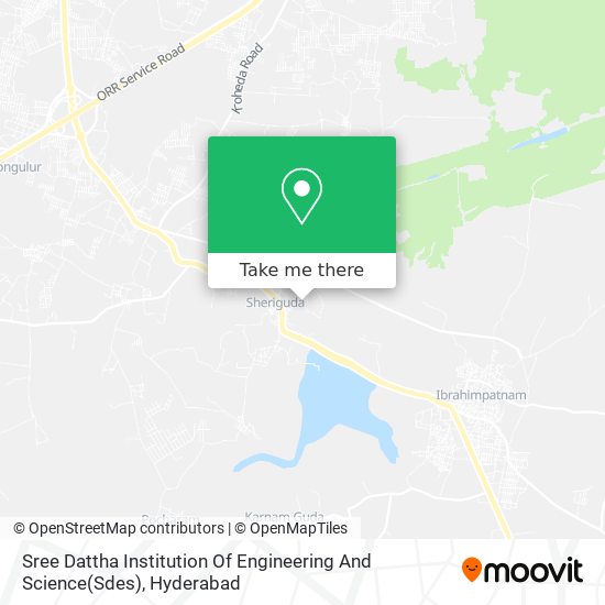 Sree Dattha Institution Of Engineering And Science(Sdes) map