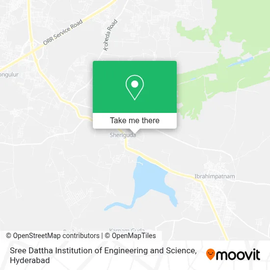 Sree Dattha Institution Of Engineering And Science(Sdes) map
