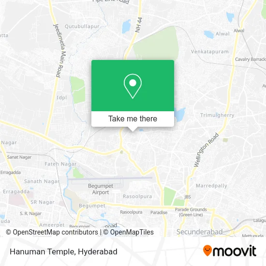 Hanuman Temple map