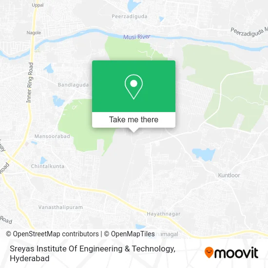 Sreyas Institute Of Engineering & Technology map