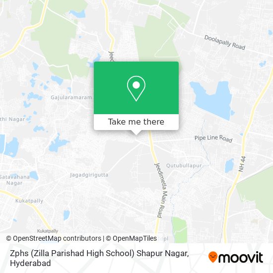 Zphs (Zilla Parishad High School) Shapur Nagar map