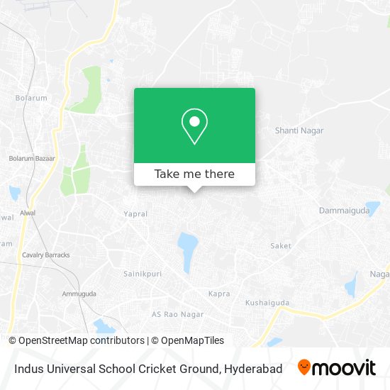 Indus Universal School Cricket Ground map