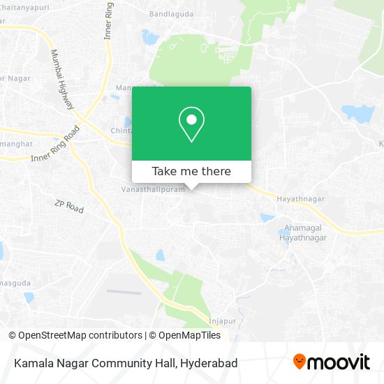 Kamala Nagar Community Hall map