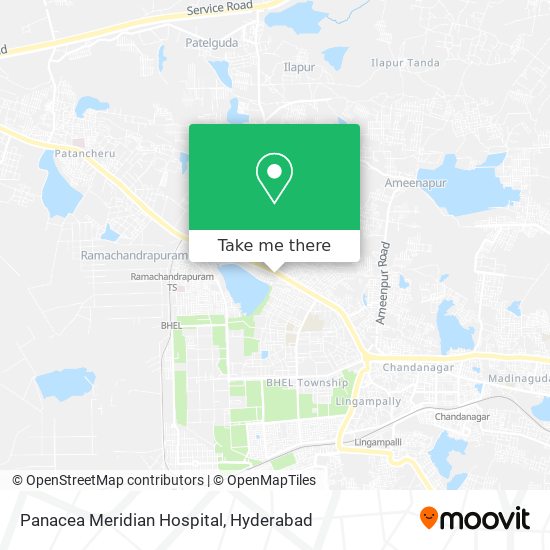 Panacea Meridian Hospital map