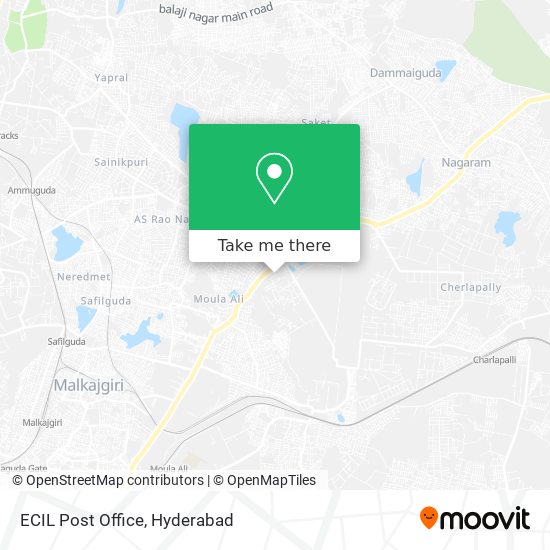 ECIL Post Office map