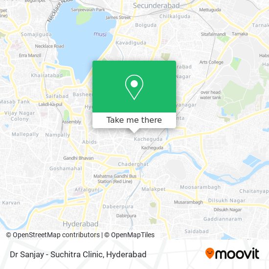 Dr Sanjay - Suchitra Clinic map