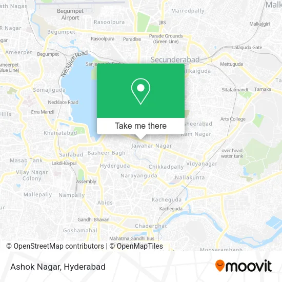 Ashok Nagar map