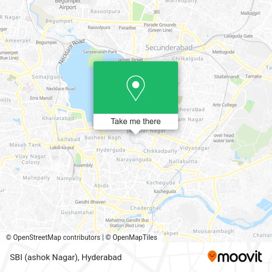 SBI (ashok Nagar) map