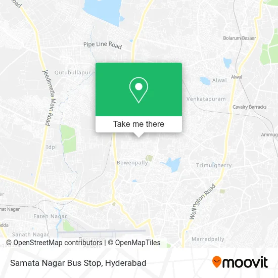 Samata Nagar Bus Stop map