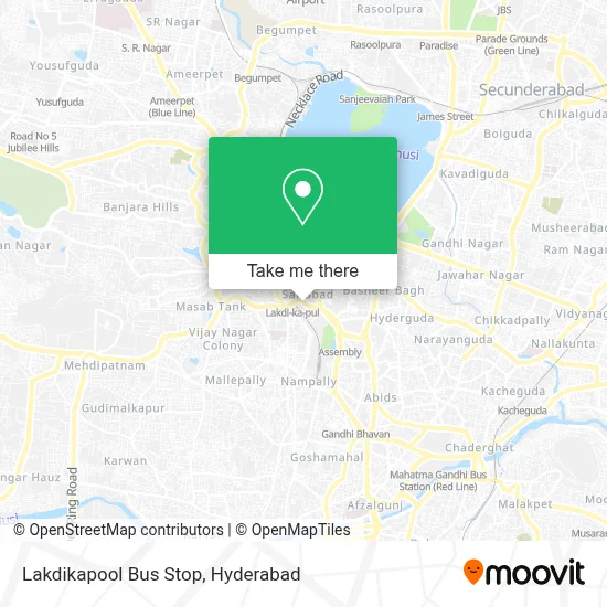 Lakdikapool Busstop map