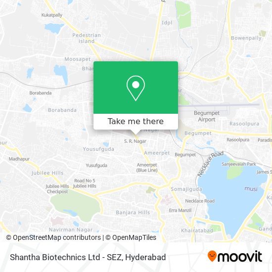Shantha Biotechnics Ltd - SEZ map