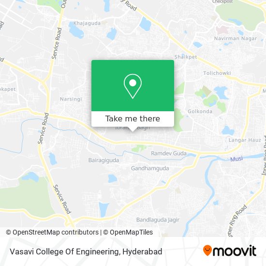Vasavi College Of Engineering map
