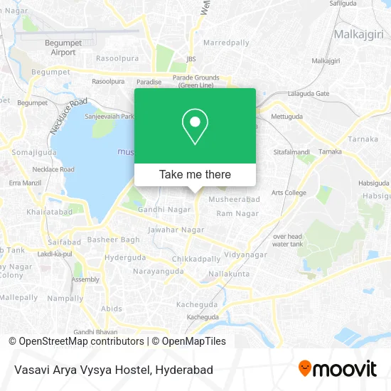 Vasavi Arya Vysya Hostel map