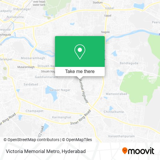 Victoria Memorial Metro map