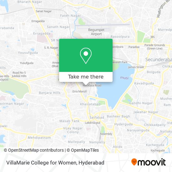VillaMarie College for Women map
