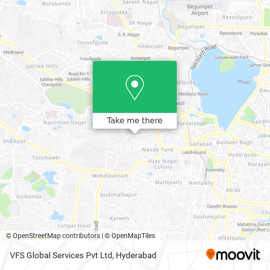 VFS Global Services Pvt Ltd map
