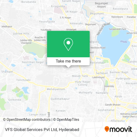 VFS Global Services Pvt Ltd map