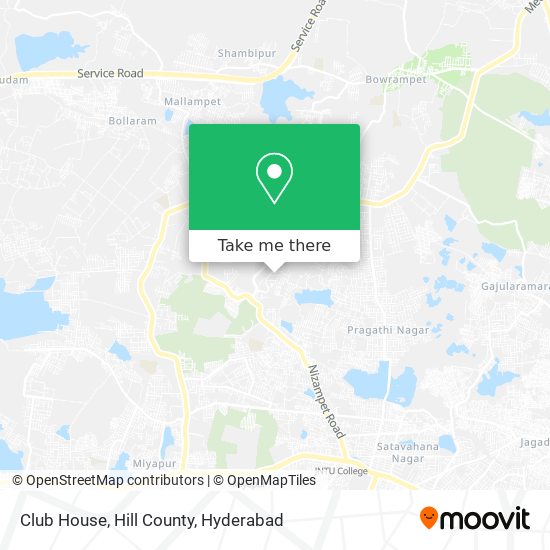 Club House, Hill County map