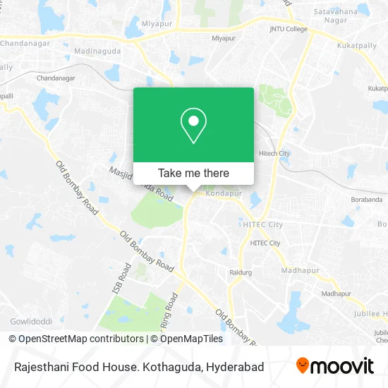 Rajesthani Food House. Kothaguda map