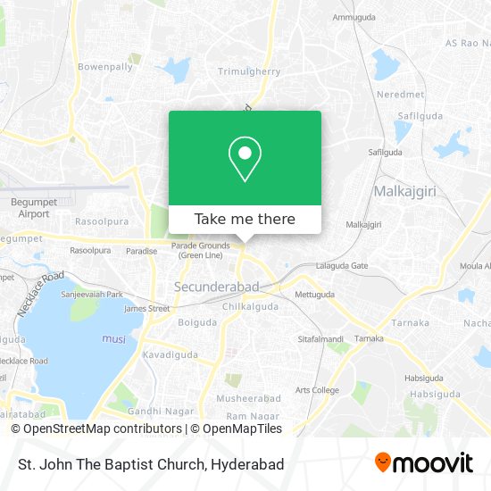St. John The Baptist Church map