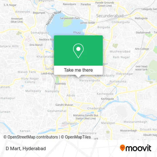 D Mart map