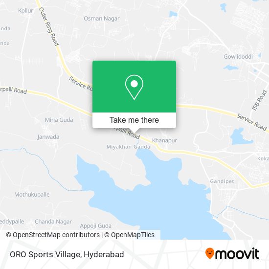 ORO Sports Village map