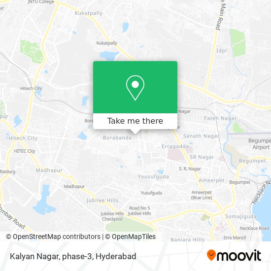 Kalyan Nagar, phase-3 map
