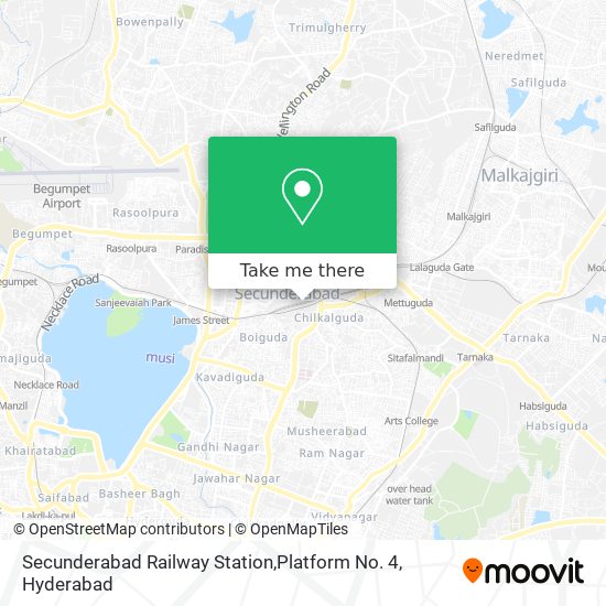 Secunderabad Distance From Hyderabad How To Get To Secunderabad Railway Station,Platform No. 4 In Hyderabad By  Bus, Metro Or Train?