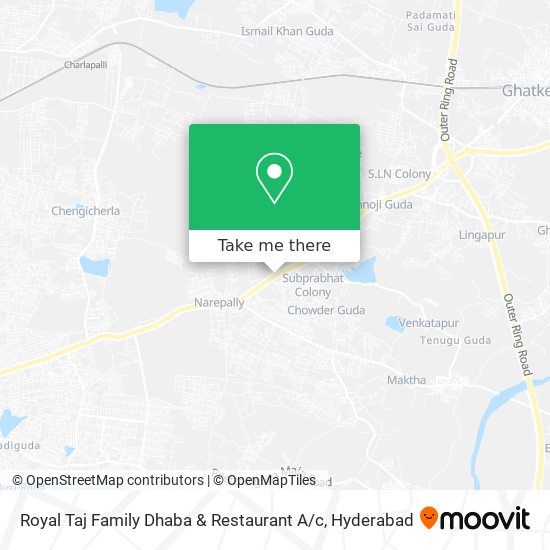 Royal Taj Family Dhaba & Restaurant A / c map