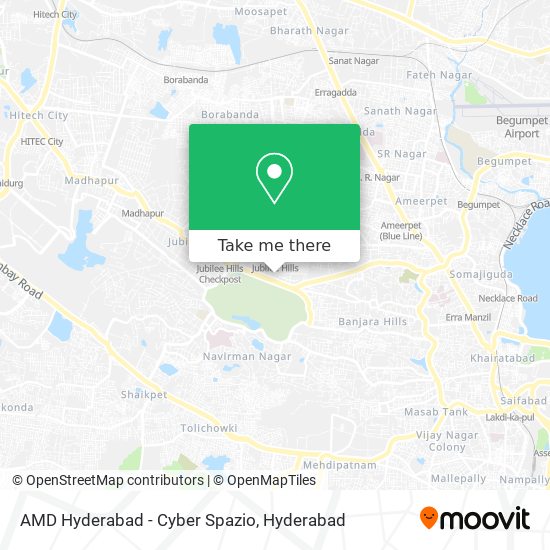 AMD Hyderabad - Cyber Spazio map