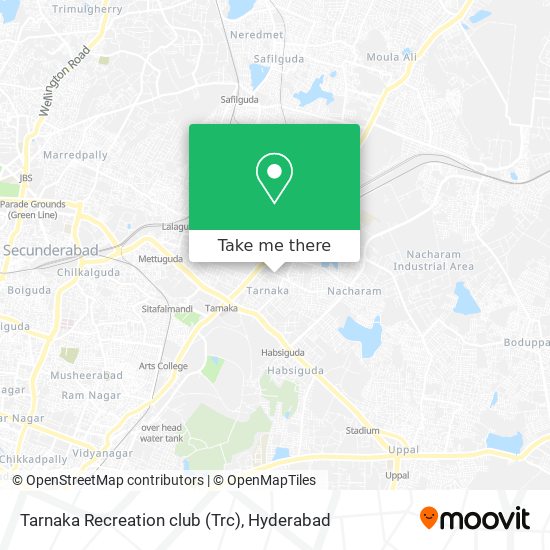 Tarnaka Recreation club (Trc) map