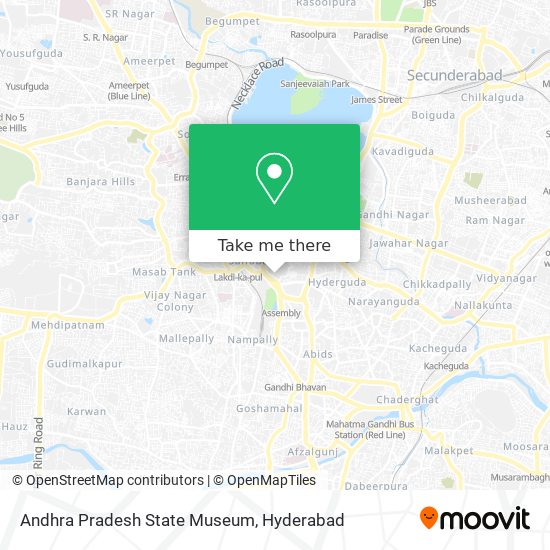 Andhra Pradesh State Museum map