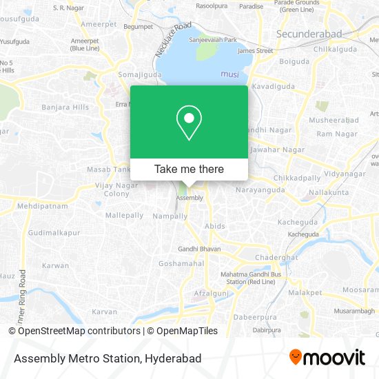 Assembly Metro Station map
