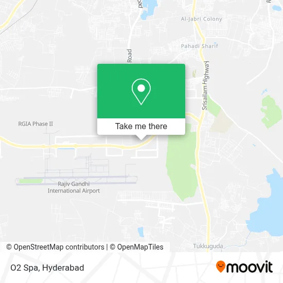 O2 Spa map